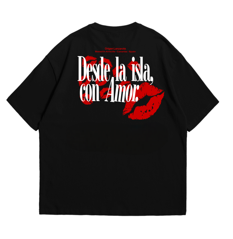 Camiseta Oversize Desde la Isla con Amor