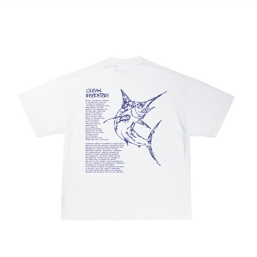 Camiseta Blanca Oversize Marlin