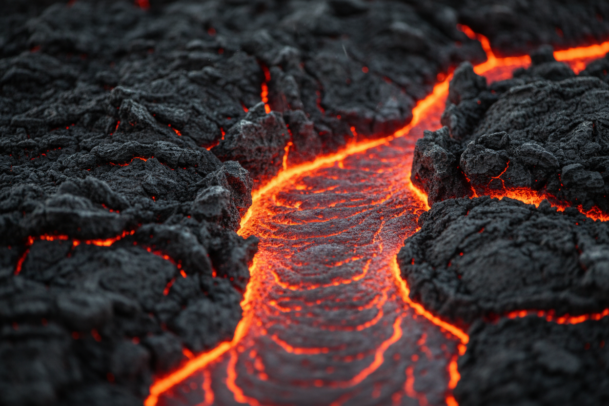pero que solo sea vea roca volcanica muy de cerca con lava
