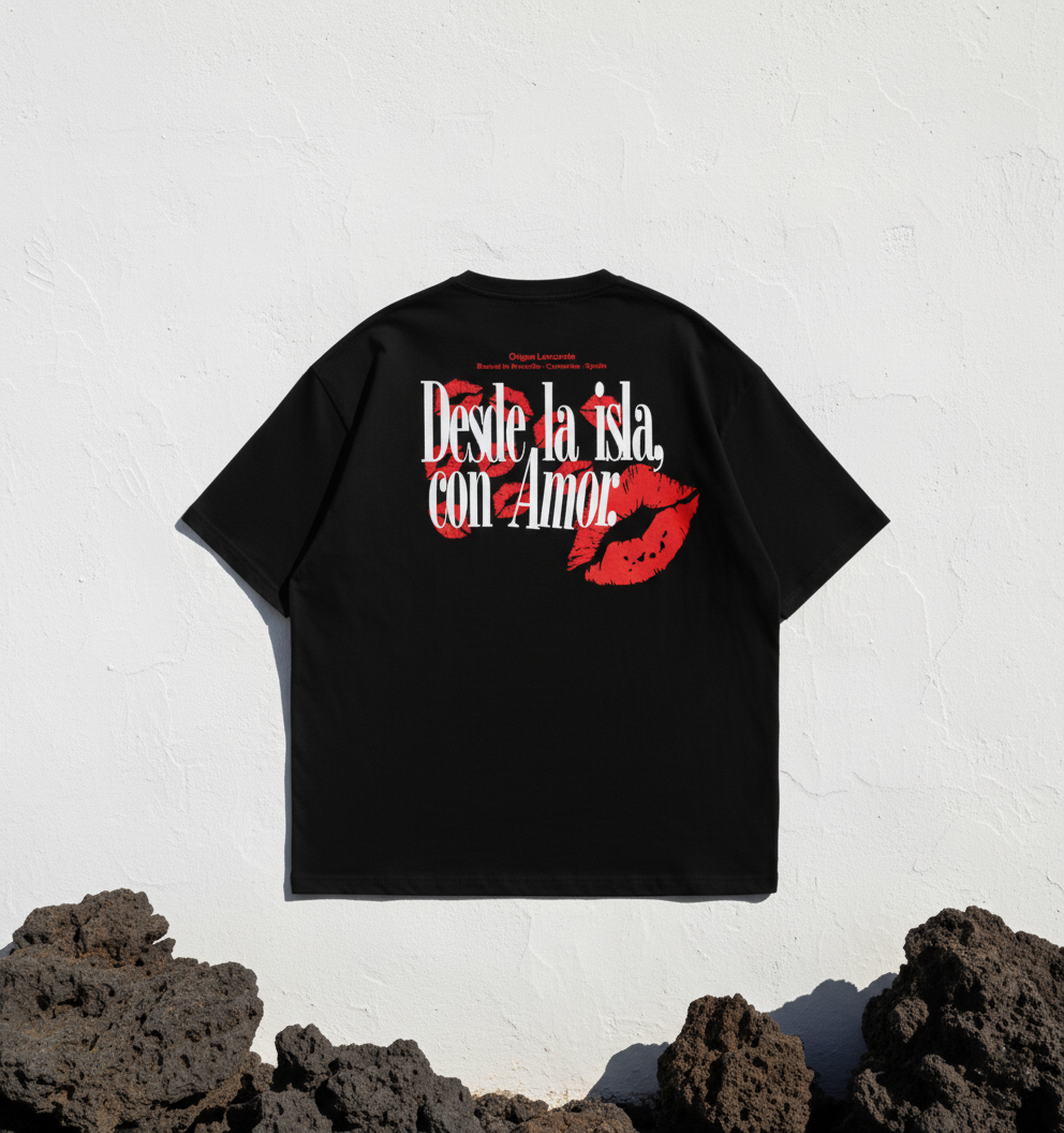 Camiseta Oversize Desde la Isla con Amor